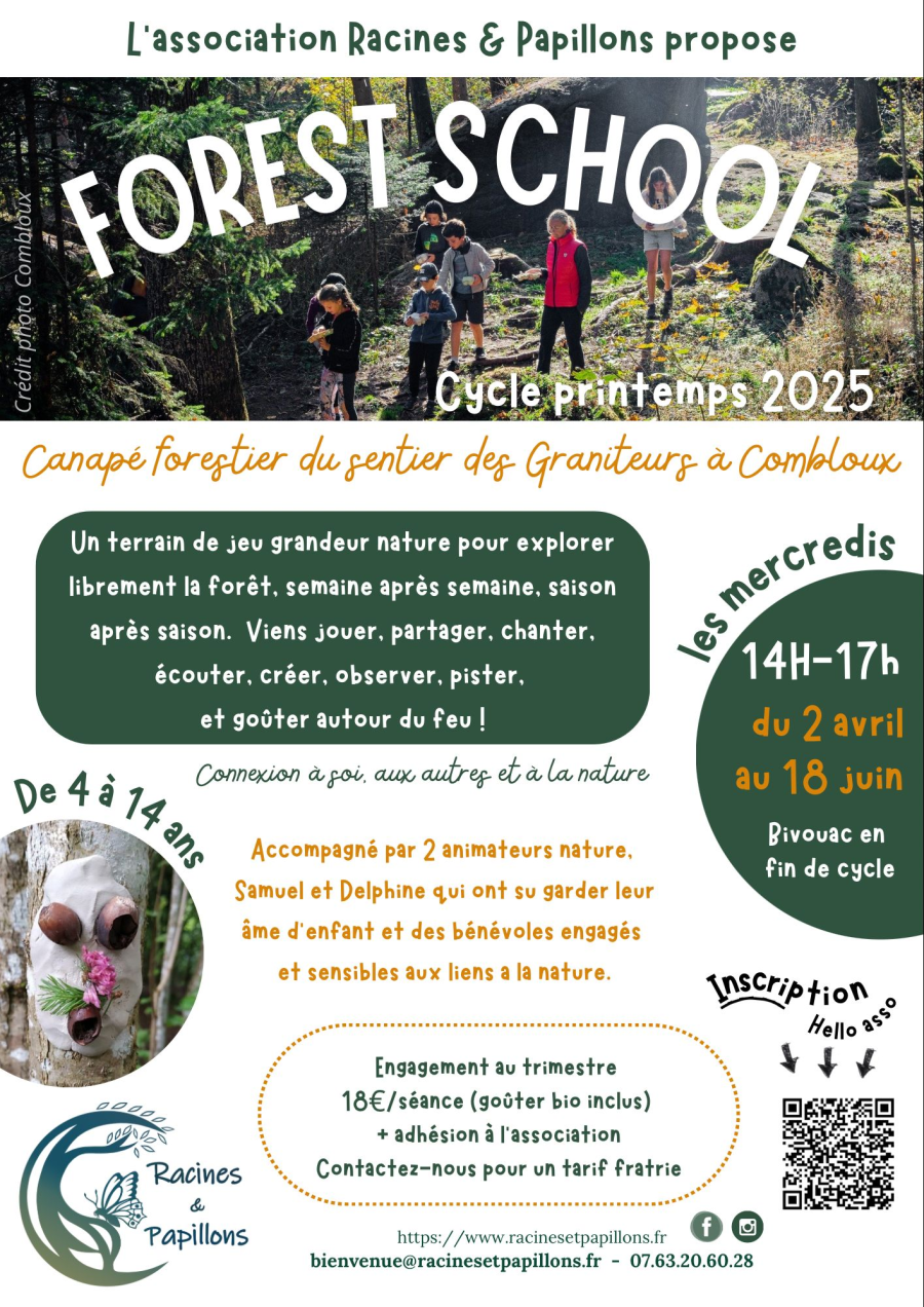 Forest school cycle printemps 2025