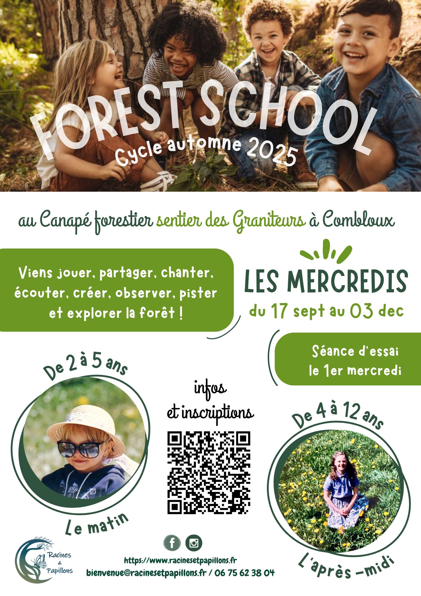 Forest school cycle printemps 2025