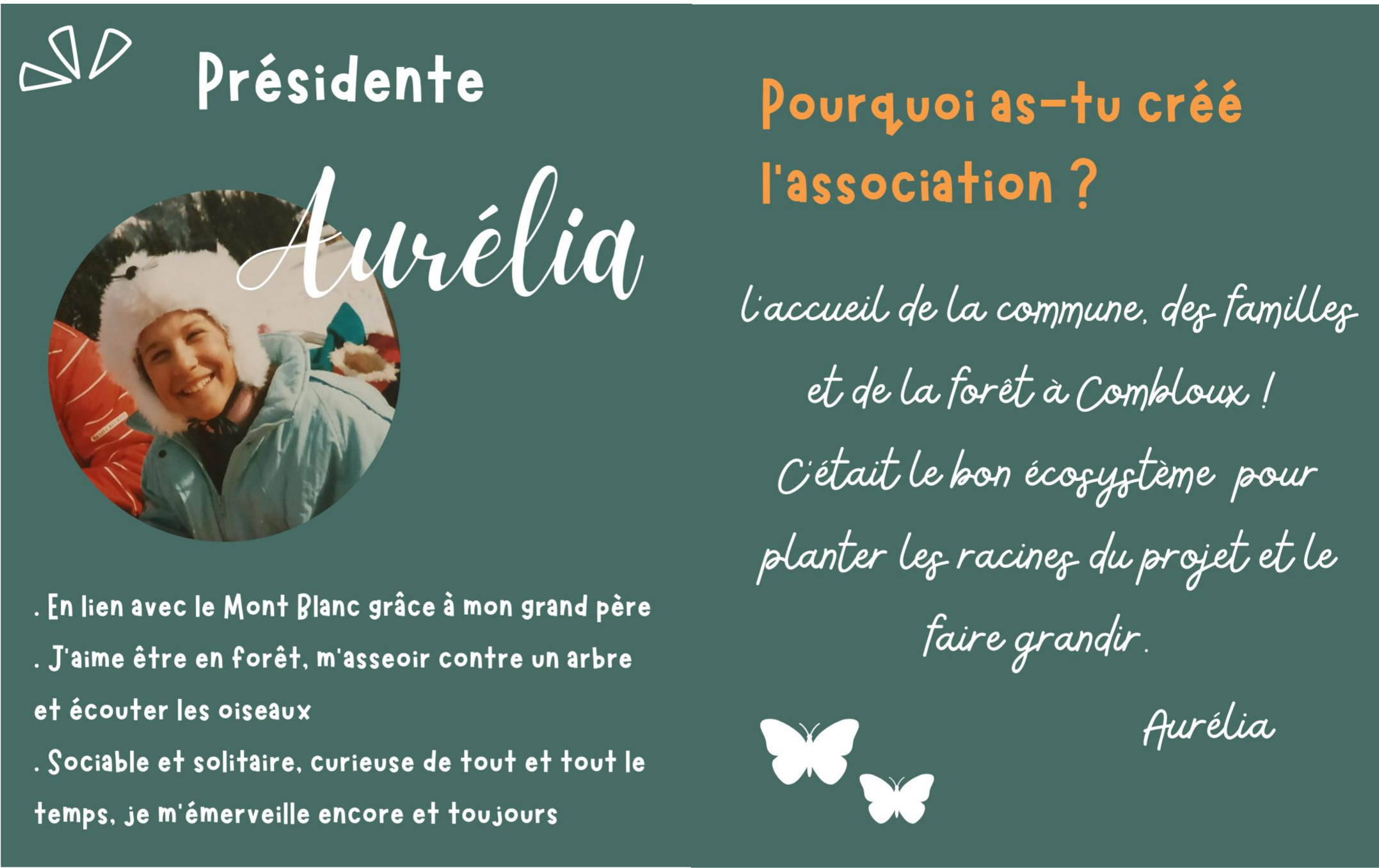 Aurelia L'équipe de Racines et Papillons