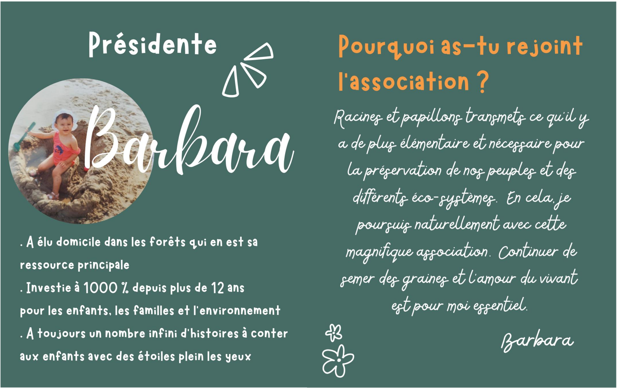 L'équipe de Racines et Papillons